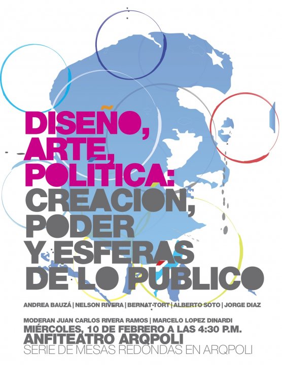 arquillano Mesa Redonda ArqPoli   Diseño, Arte, Política